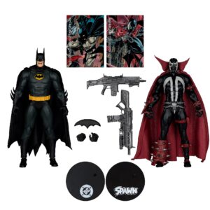 DC – Batman & Spawn (Fabric Cape) #8 Gold Label Collector Edition Action Figure 2-Pack - PREORDER